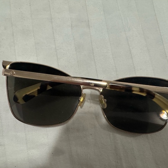 Kate Spade Gold Sunglasses with Crystal Detail - Picture 5 of 8